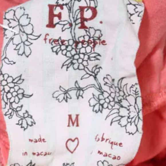 FREE PEOPLE MEDIUM PINK VNECK SPAGHETTI DRESS - Picture 7 of 7